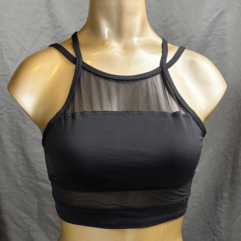 Extra Small Women's Victoria's Secret PINK Ultimate Black Mesh Sports Bra
